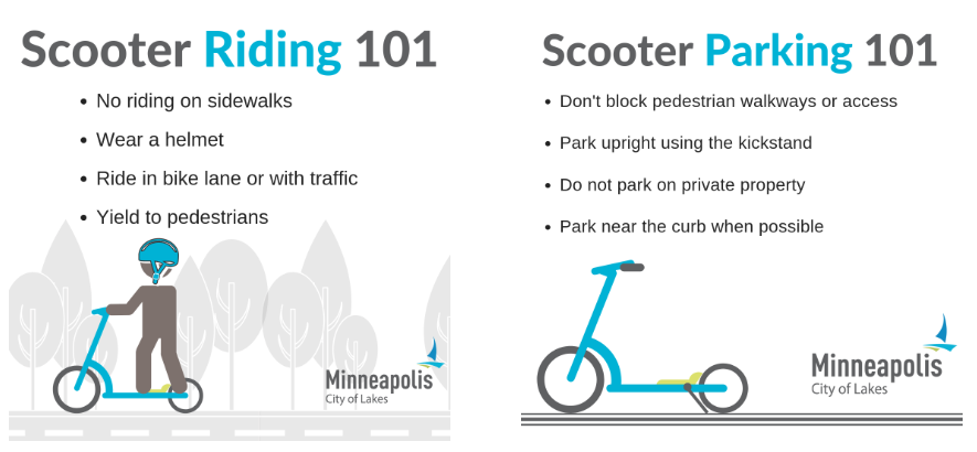 Electric scooter laws and regulations in Minneapolis